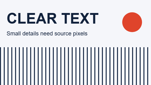 Original synthetic thumbnail with sharp large lettering, small text, stripes and a red circle.